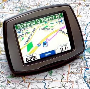 Global Positioning System (GPS) and map
